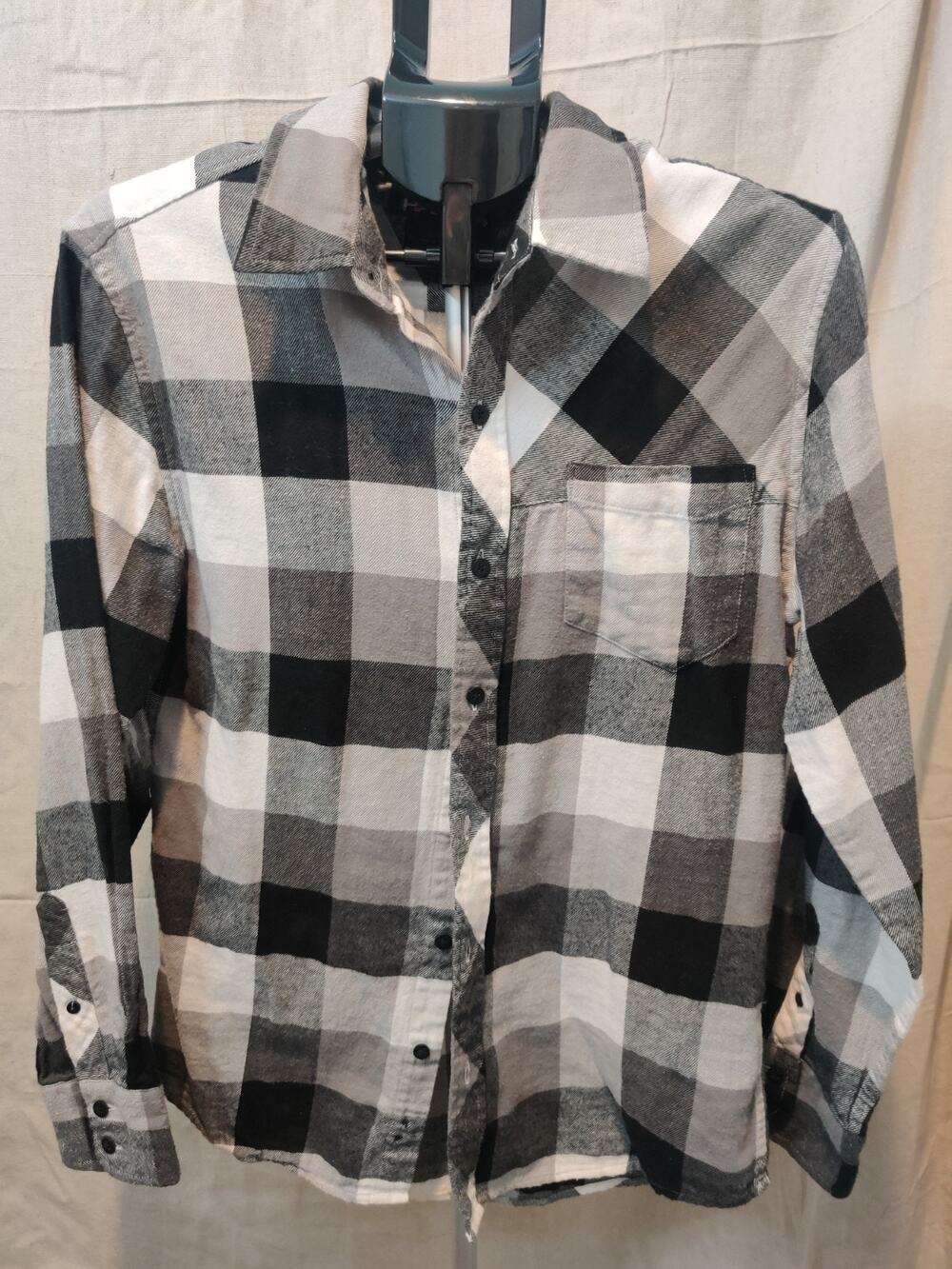 Vintage Tony Hawk Shirt Men's Size Small Button Up Checkered Skateboard
